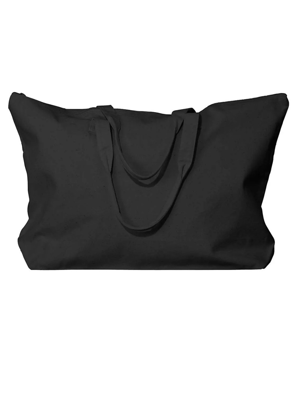 NWOT Zipped Canvas Tote Bag